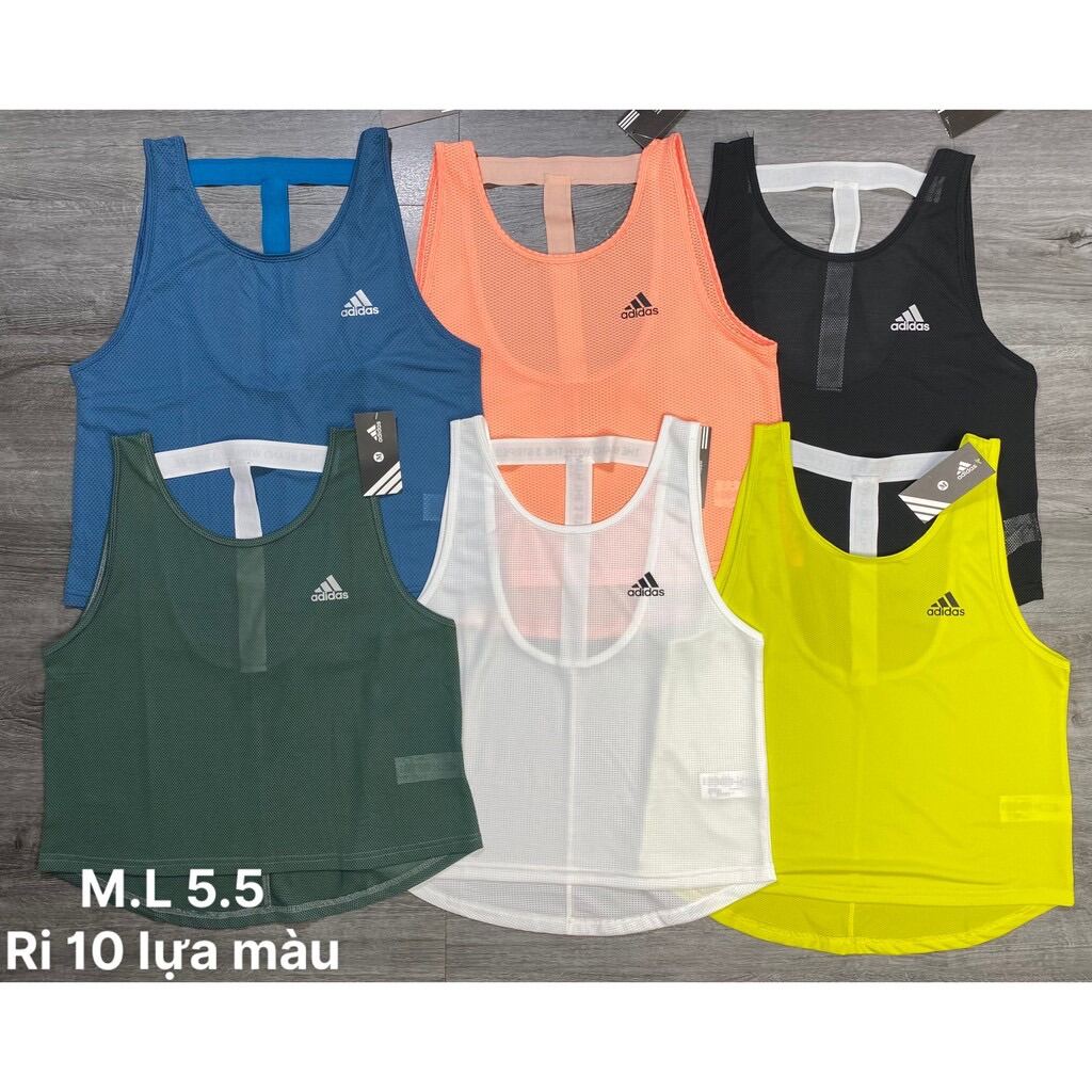 Áo Tanktop Thể Thao Tập Gym Nữ Dây Chữ T Chất Thun Lưới Nhẹ Mát