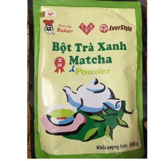 50gram Bột trà xanh Matcha Đài Loan loại 1, hãng Red Cap