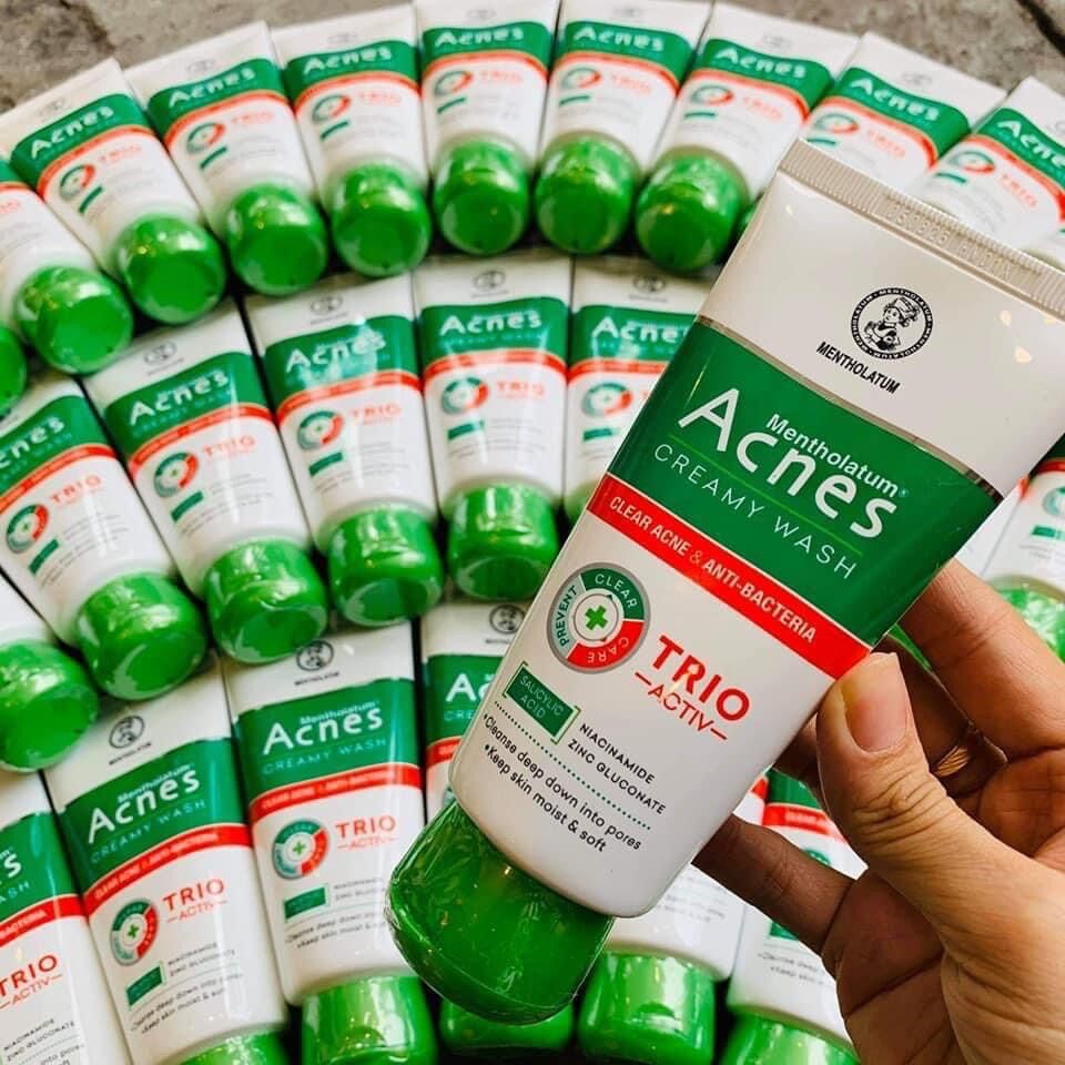 Sữa rửa mặt acnes trio 100g