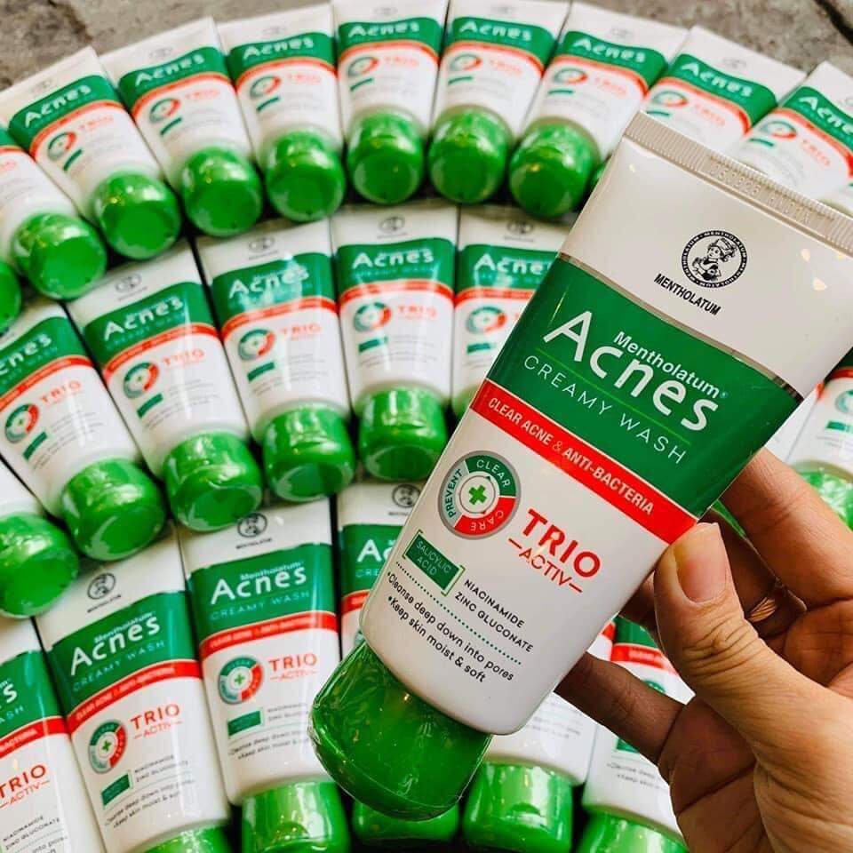 Sữa Rửa Mặt Acnes TRIO 100g