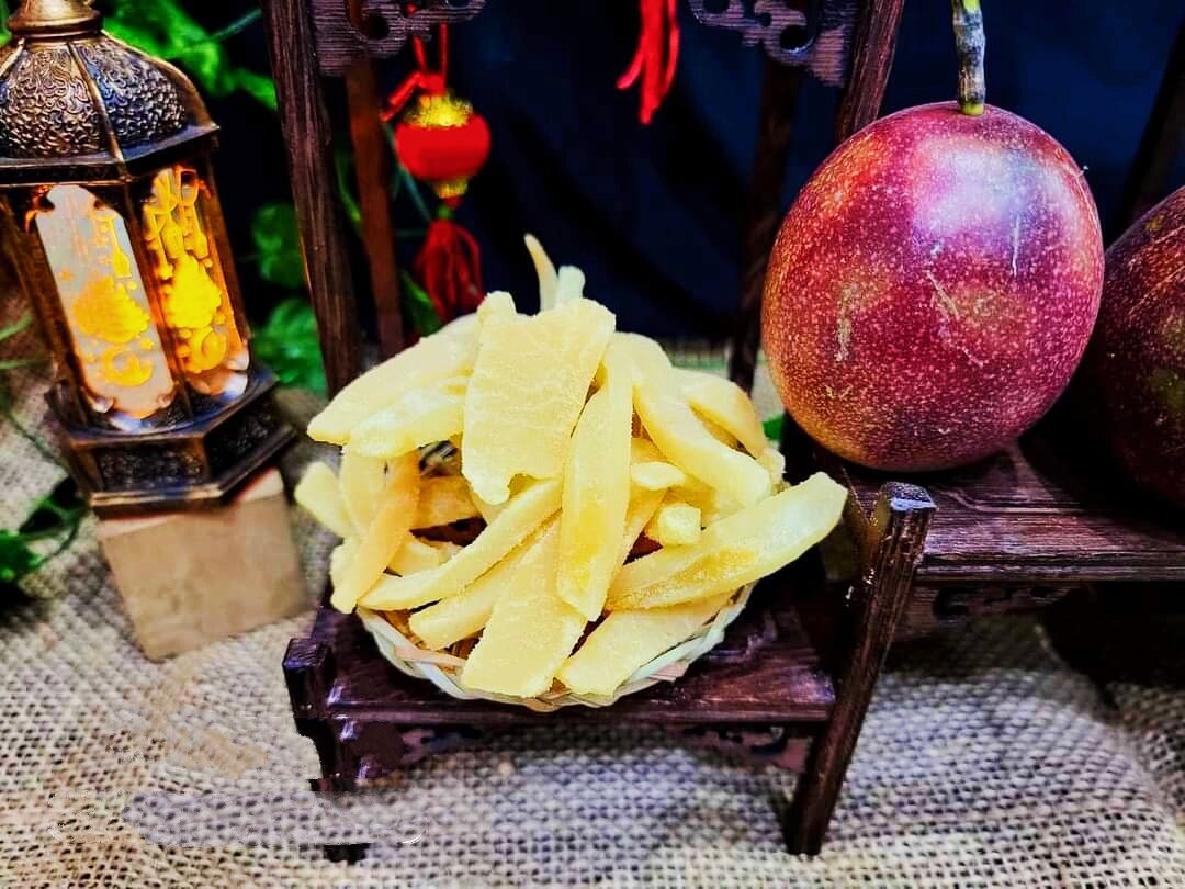 1kg Mứt Dừa Non Vị chanh Dây Thơm Ngon