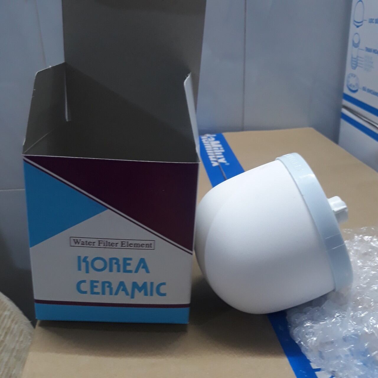 Sứ lọc nước tốt korea ceramic vỏ tím