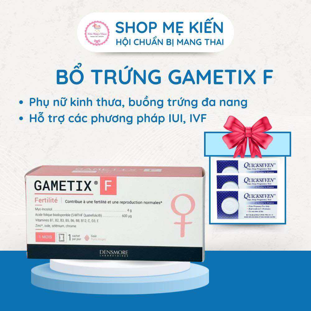 [Chính hãng] Gametix F - thực phẩm ᴄhức năng hỗ trợ sinh sản cho nữ giới- Shop Mẹ Kiến