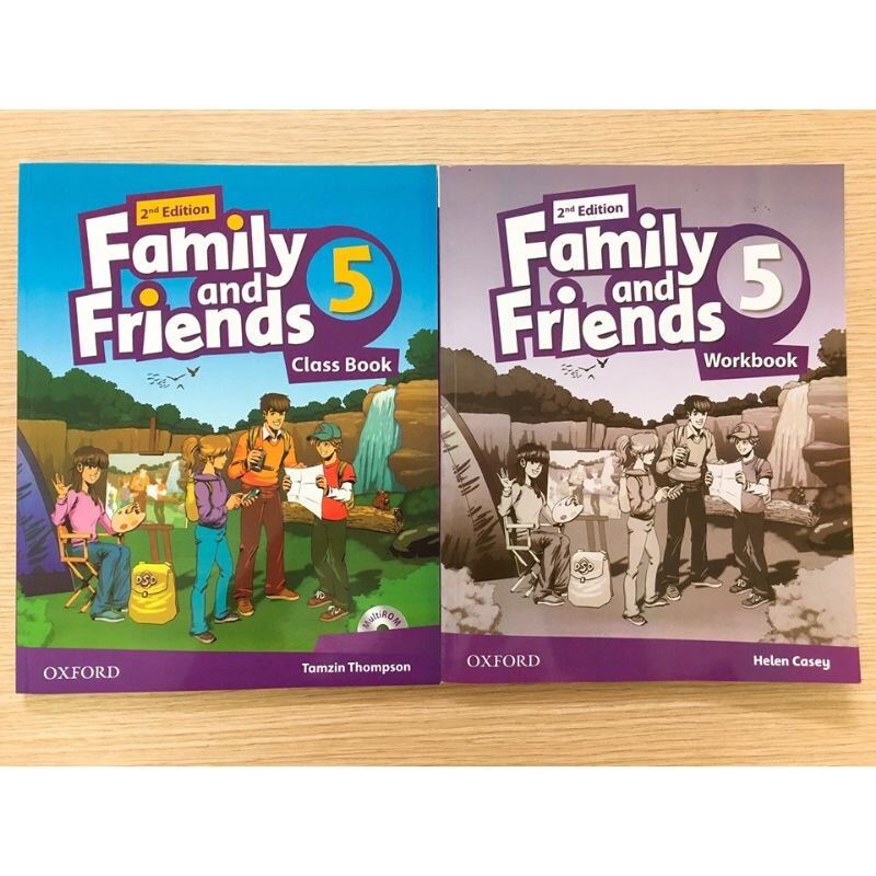 Sách - Bộ Family And Friends 5 - bản 2nd Edition Bộ 2 cuốn