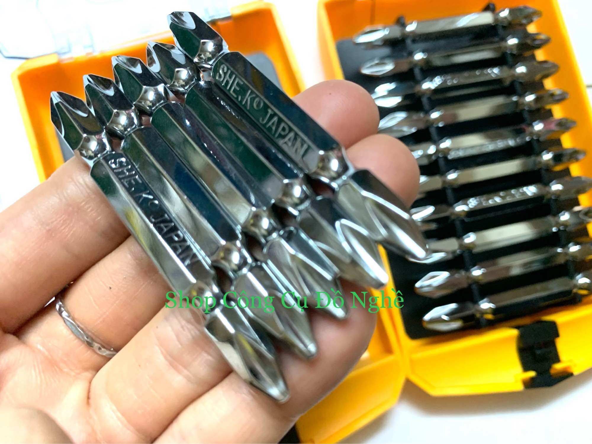 Mũi bắn vít máy 2 đầu bake cao cấp Nhật