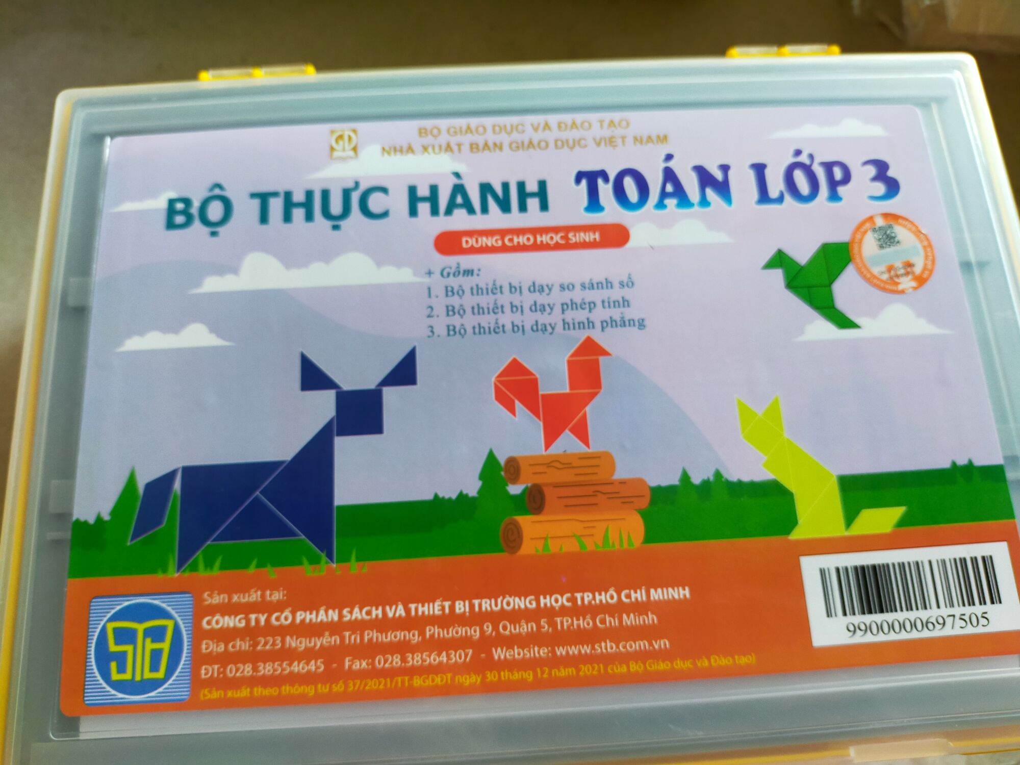 ( Bộ 2 Hộp)  Bộ   Thực    Hành    Toán    Lớp  3