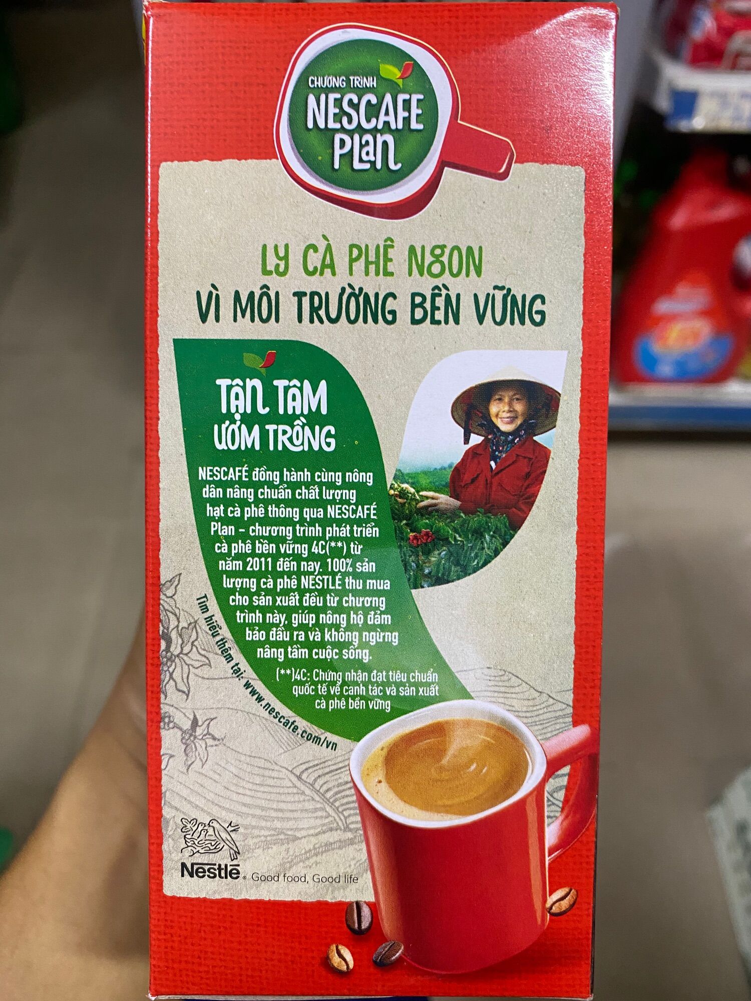 Cà Phê Nest 3in1 Hộp Đỏ 18 Gói