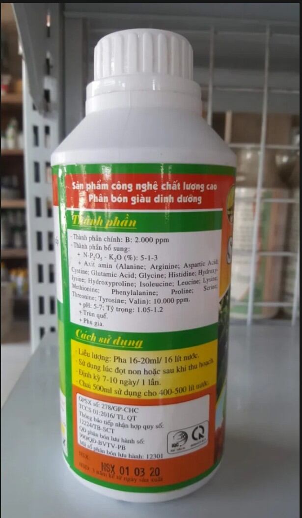 phân bón vi lượng Siêu bung đọt chai 500ml