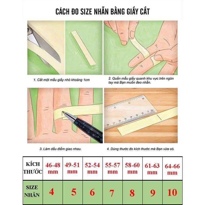 Nhẫn cẩm thạch đồng (đá thật) hột dưa to