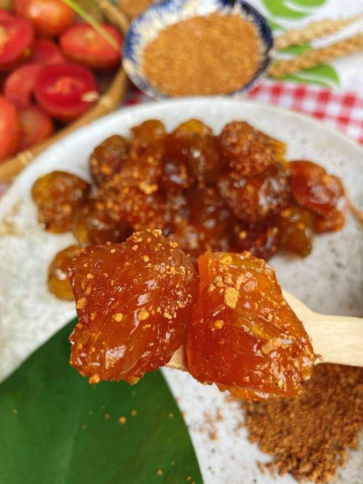 500g mứt mận khía rim muối ớt