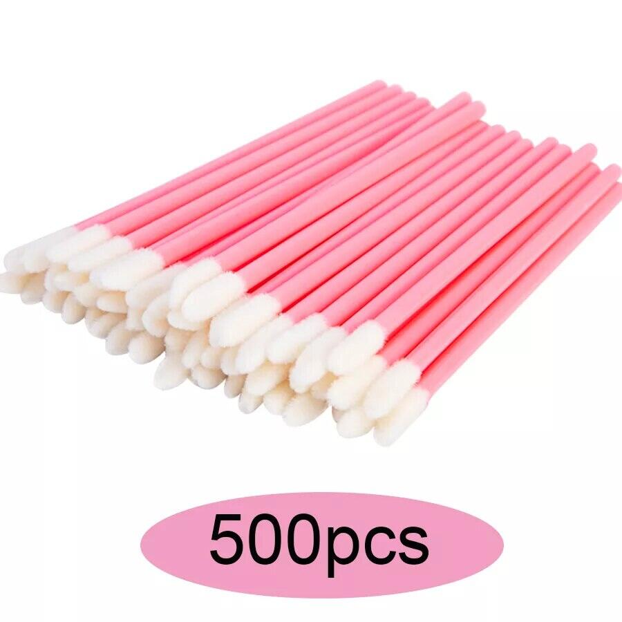 50/100/500 viên lông mày mi bàn chải lông mi spoolies mascara cây đũa phép dùng một lần applicator cho cây nối mi dụng cụ trang điểm
