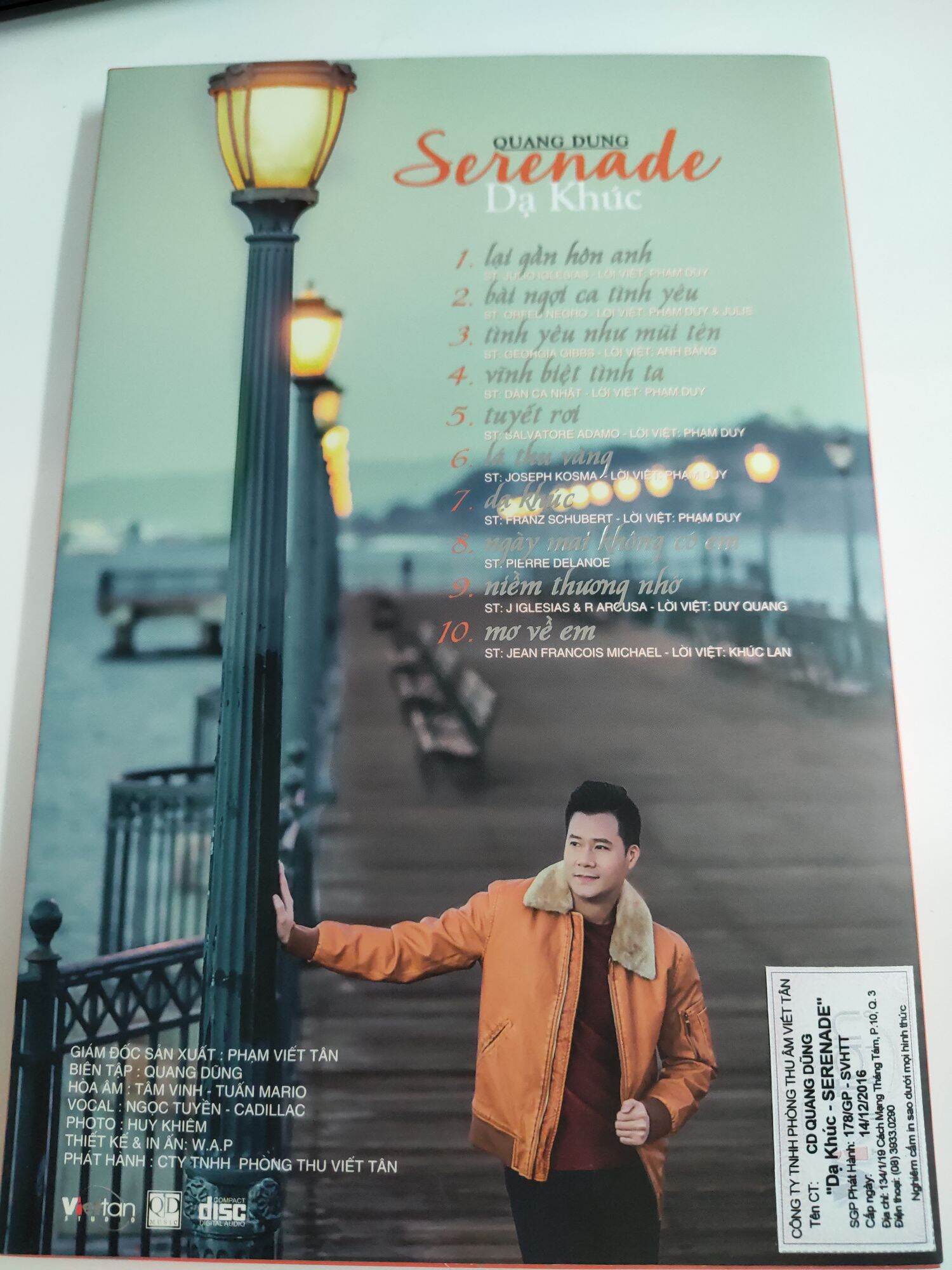 Album Quang Dũng ❤ Dạ Khúc Serenade