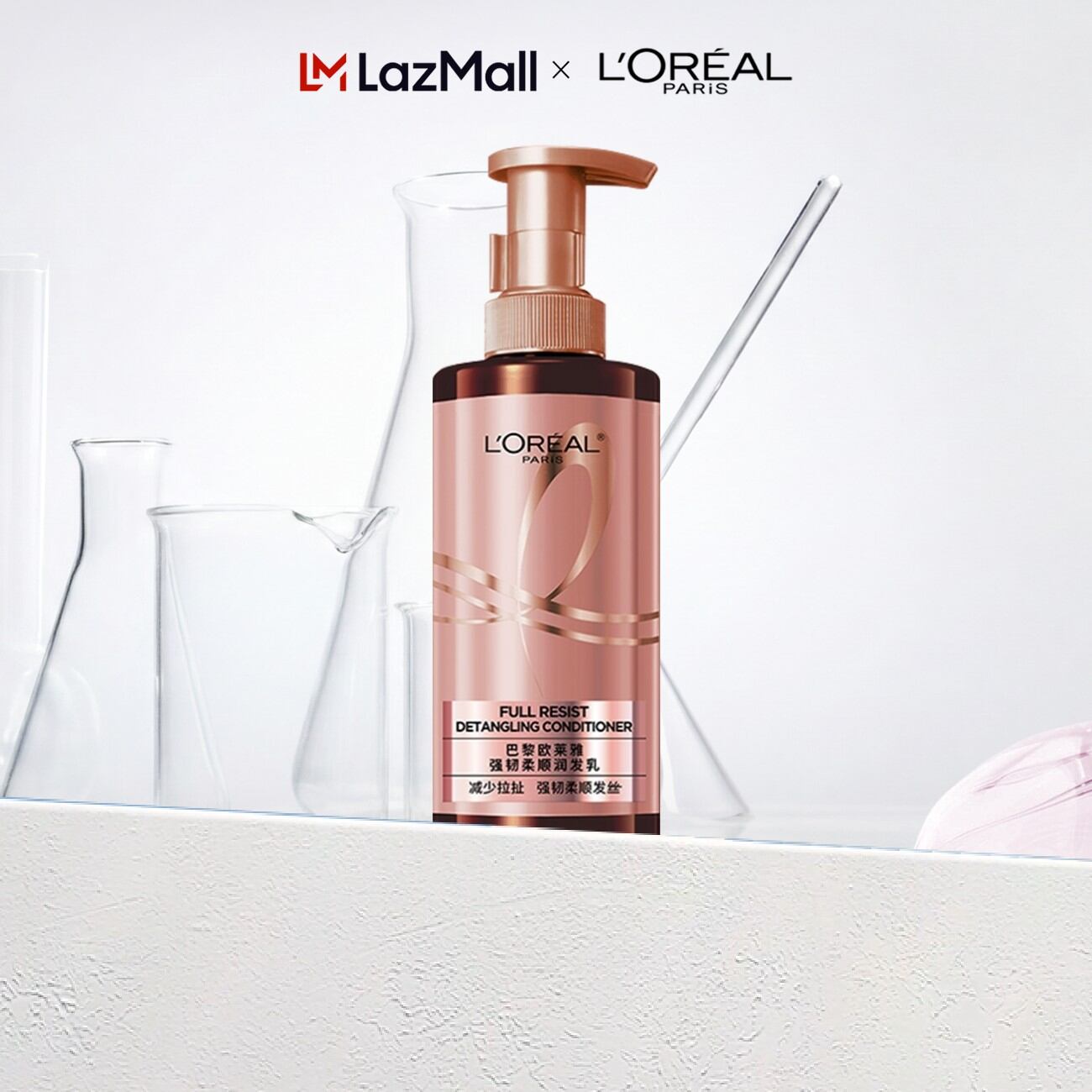 Dầu Xả Ngăn Ngừa, Giảm gãy Rụng và Giúp Tóc Chắc Khỏe L’Oreal Paris Elseve Full Resist Anti Hair Fall Conditioner 440Ml