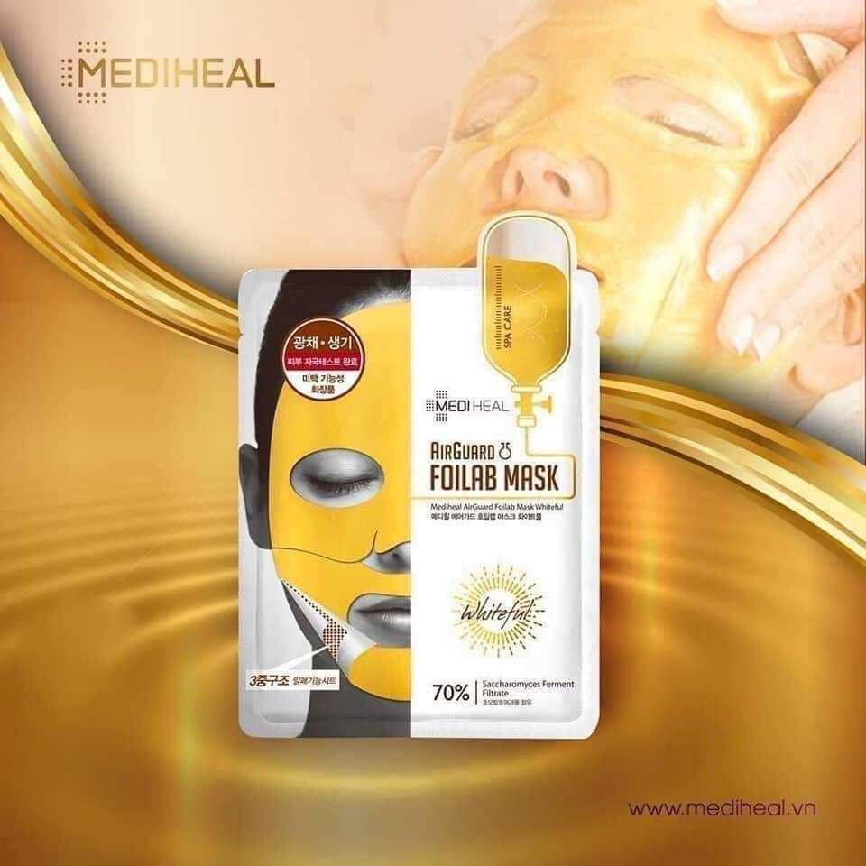 Mặt nạ lá vàng Mediheal làm trắng da, sáng da