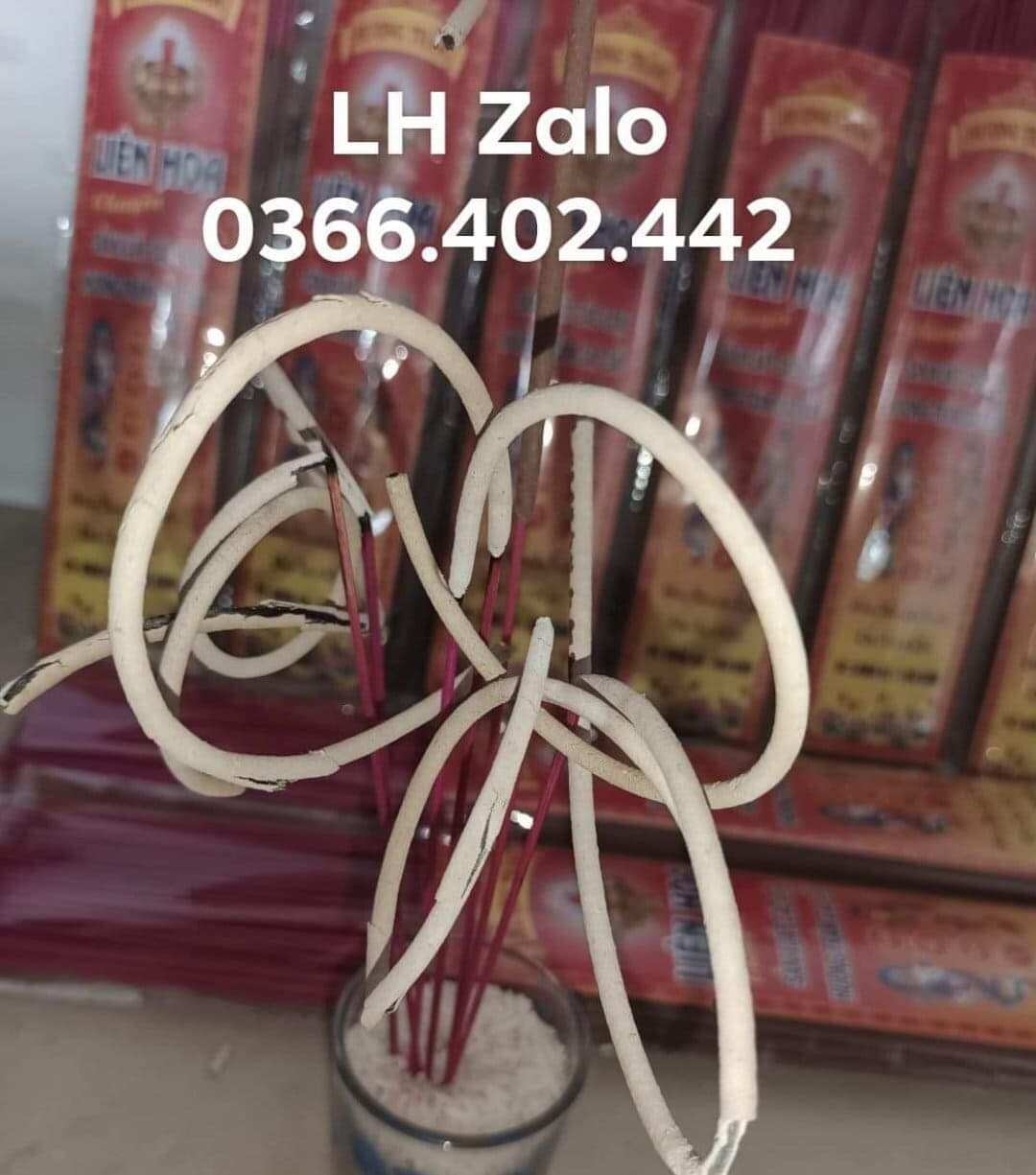 Nhang trầm đậu tàn trắng hương nhang cao cấp thơm