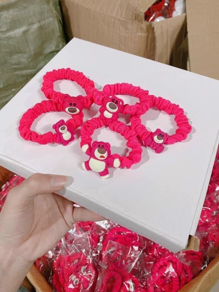 SET 5C CỘT TÓC GẤU DÂU NHÚN LOTSO