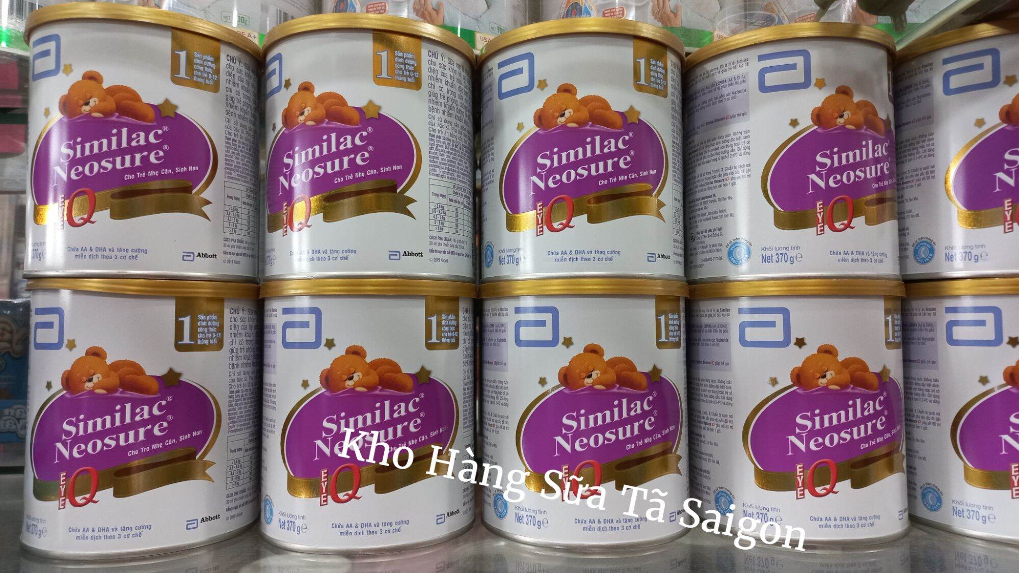 Sữa Similac Neosure Lon 370g, cho bé sanh non,nhẹ cân