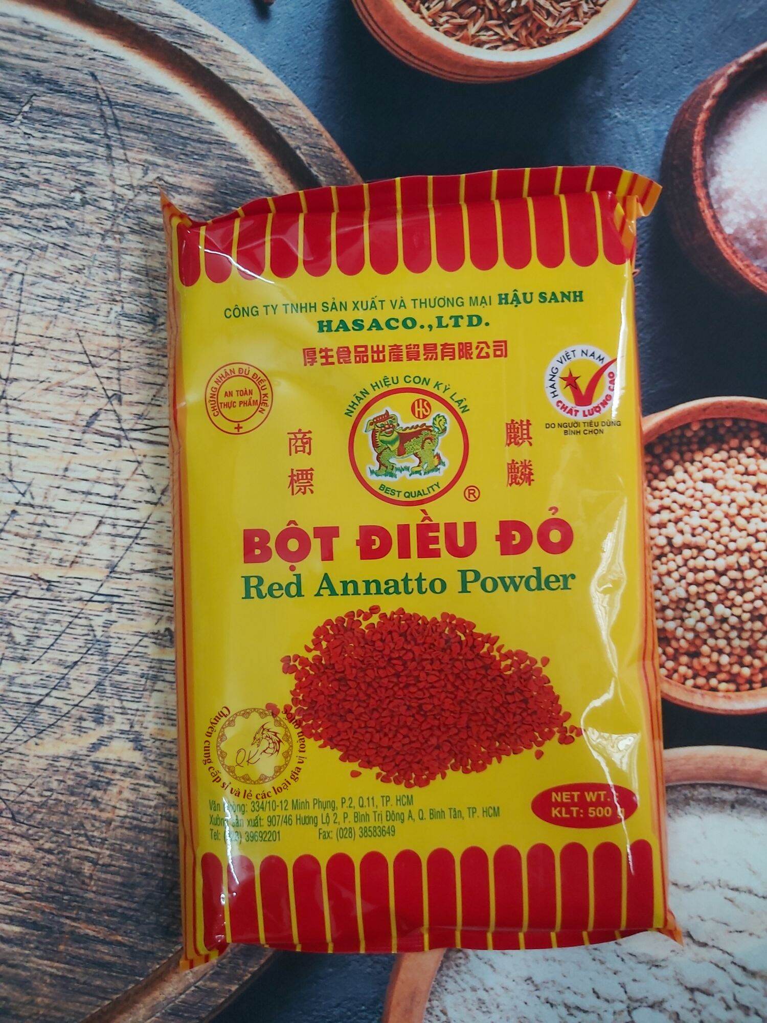 Bột điều đỏ hậu sanh 500gr