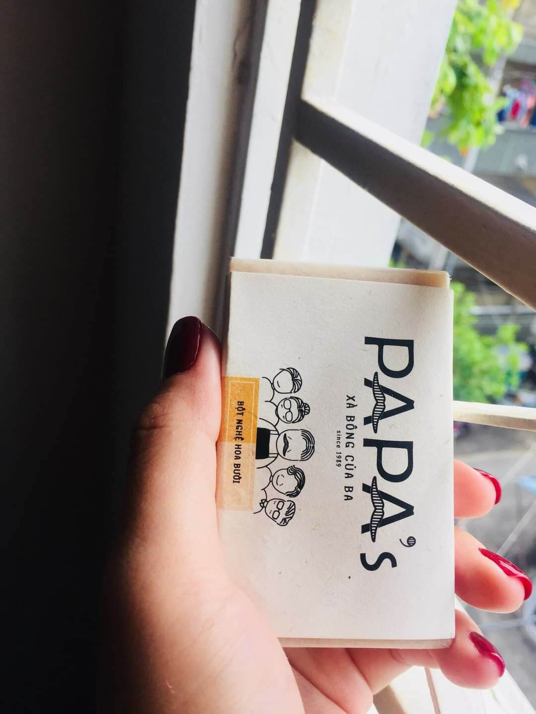 XÀ PHÒNG BỘT NGHỆ _ HOA BƯỞI PAPA