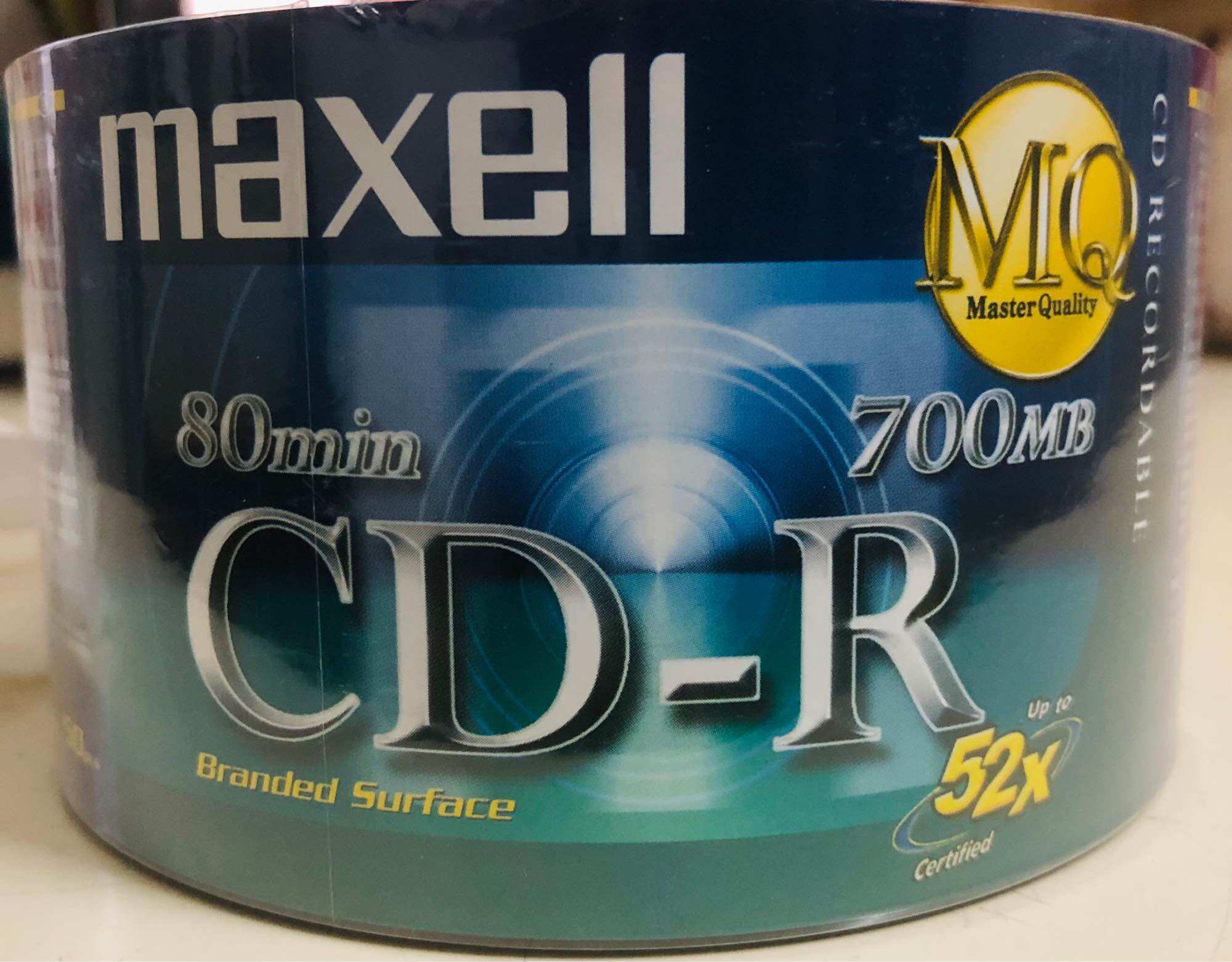 Combo 10 Đĩa CD Trắng Maxell (700MB/ 80 mins)