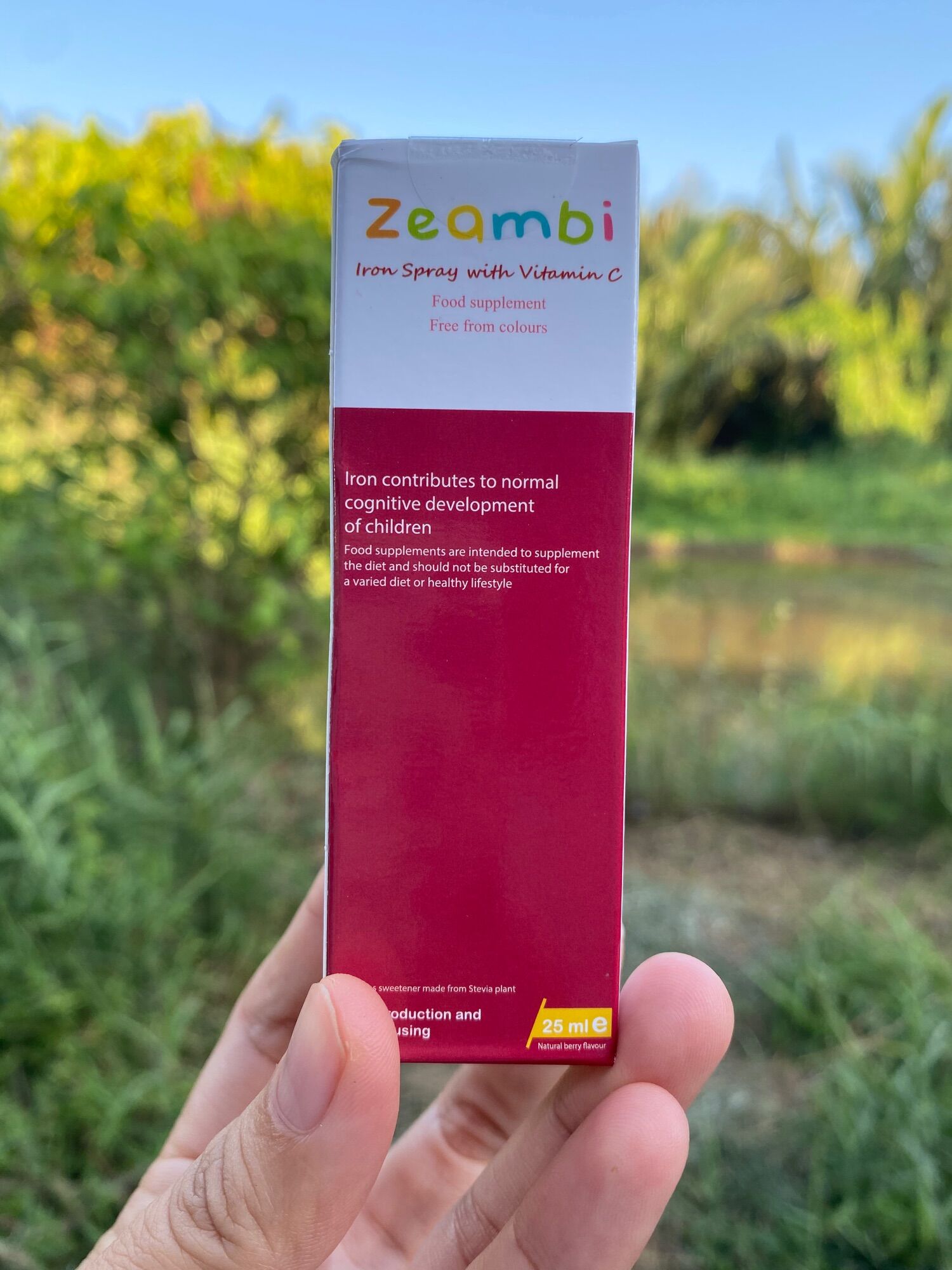 Sắt Zeambi Sắt Dạng Xịt Cho Bé
