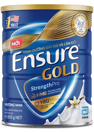 Combo 4 lon ensure gold 850gram mẫu mới 2025