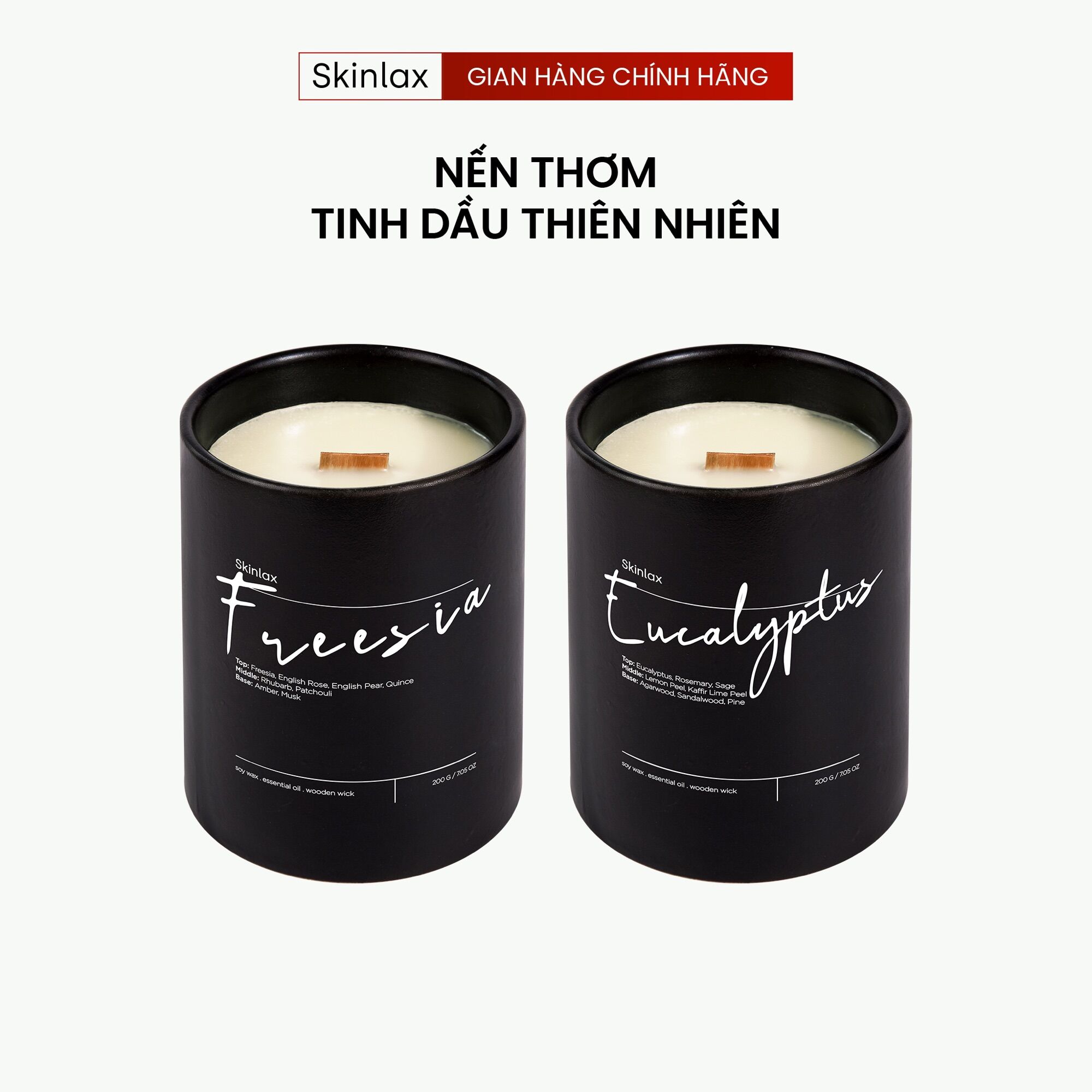 Nến Thơm Tinh Dầu Trị Liệu SKINLAX ( 200g )