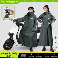 WANBAOLV | Áo Mưa Chống Thấm Cho Xe Đạp Điện Phiên Bản Dài