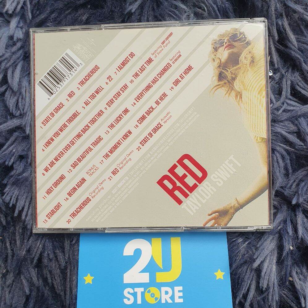 CD album Red (DLX) - Taylor Swift [USED] 2U Store CDs