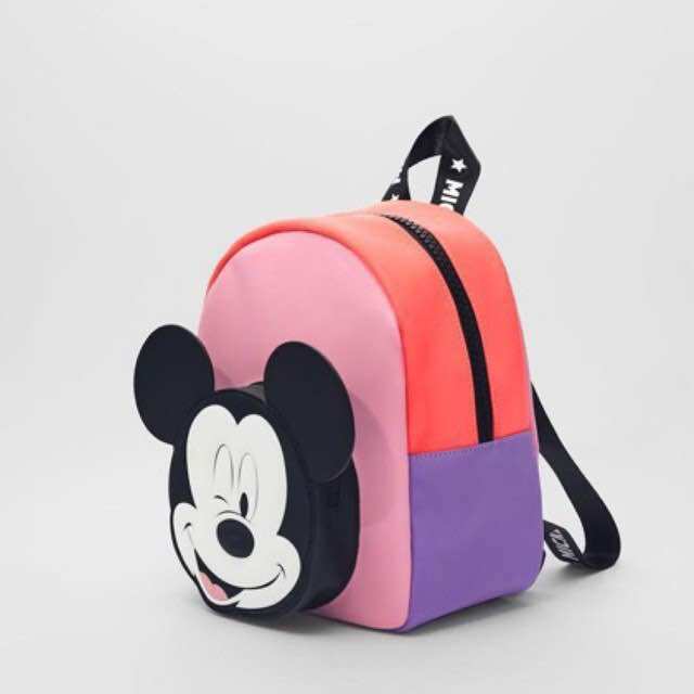 Balo zara mickey cho bé (hàngsẵn,chuẩn hãng)đủ tag sườn