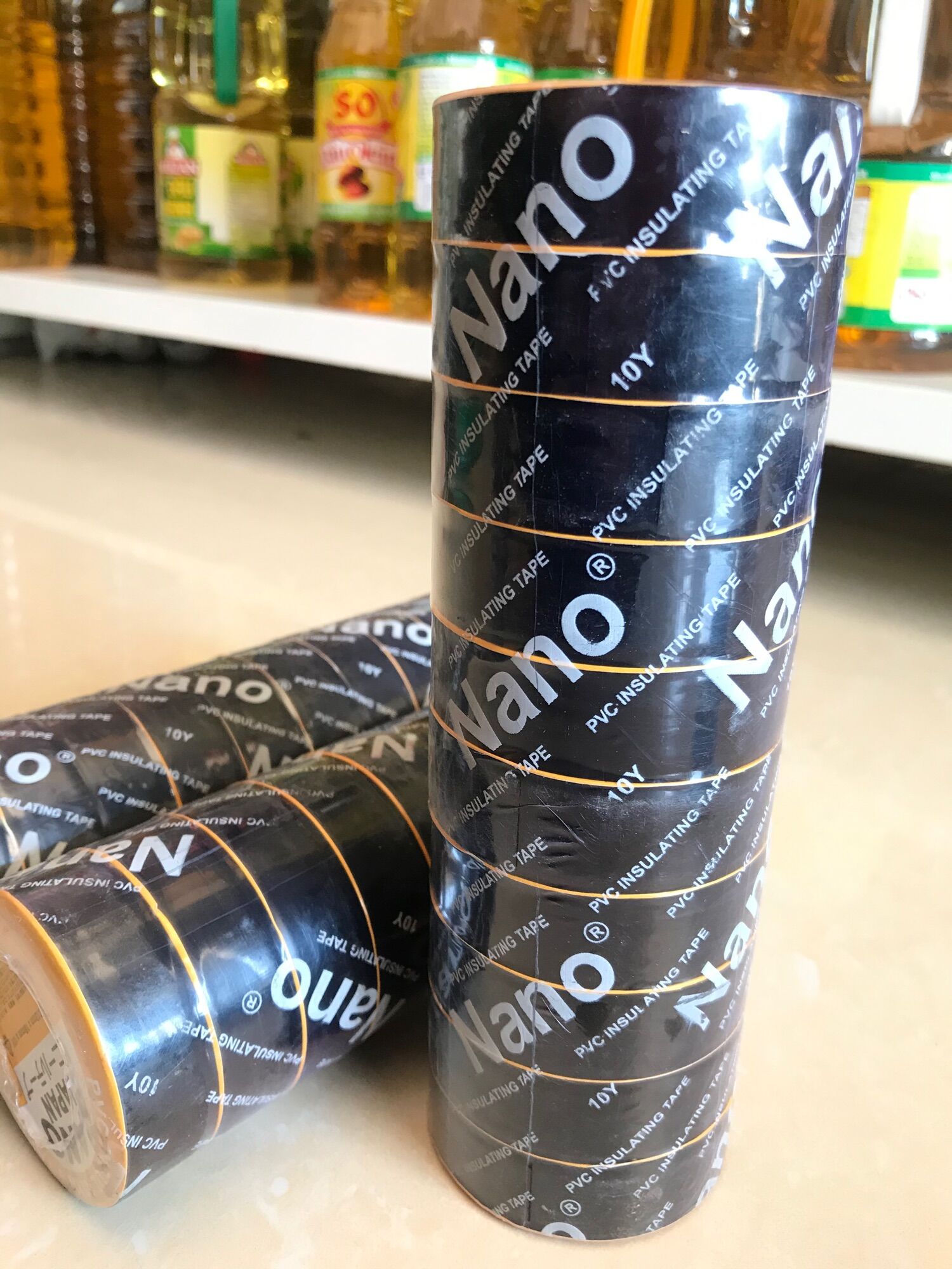 Băng keo đen Nano cách điện. loại 10y - 20y