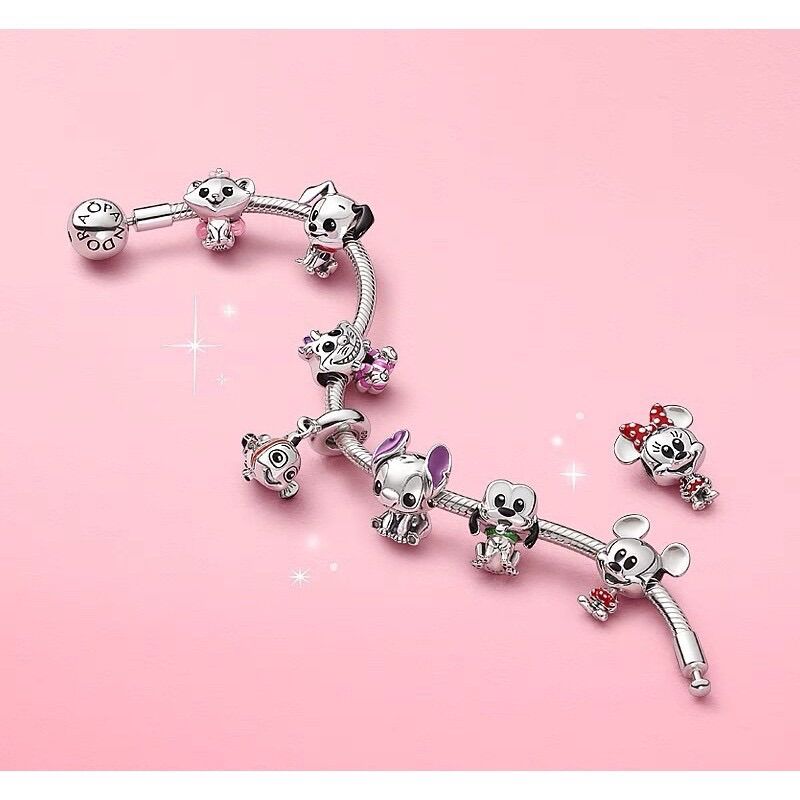 CHARM PAN ALE DISNEY CÚN CON BẠC S925 CAO CẤP