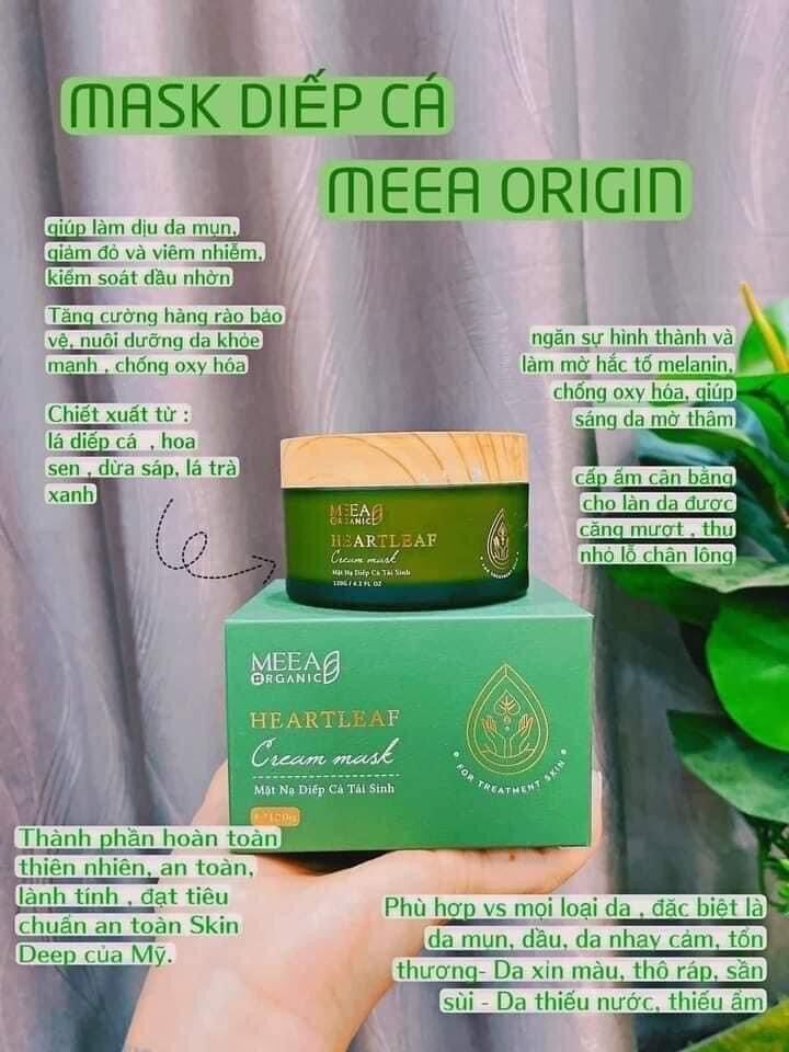 Mặt nạ diếp cá Meea Organic 120g