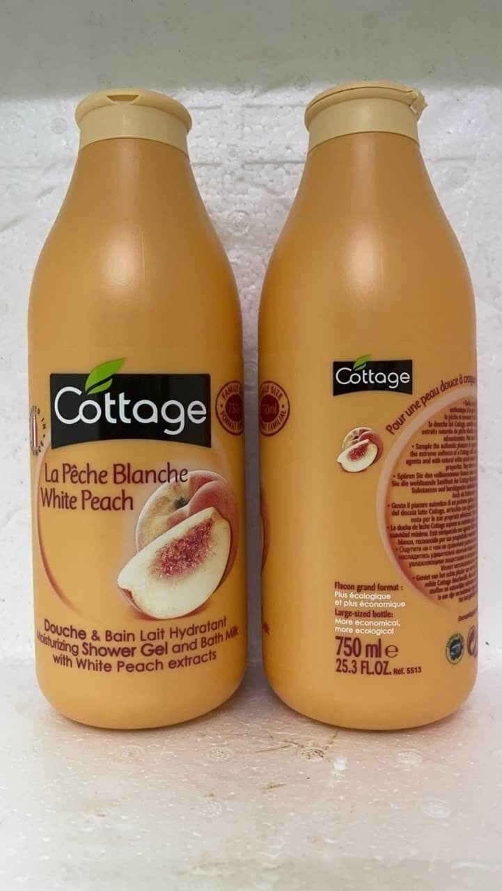 Sữa tắm Cottage thơm lâu, mềm da 750ml Pháp