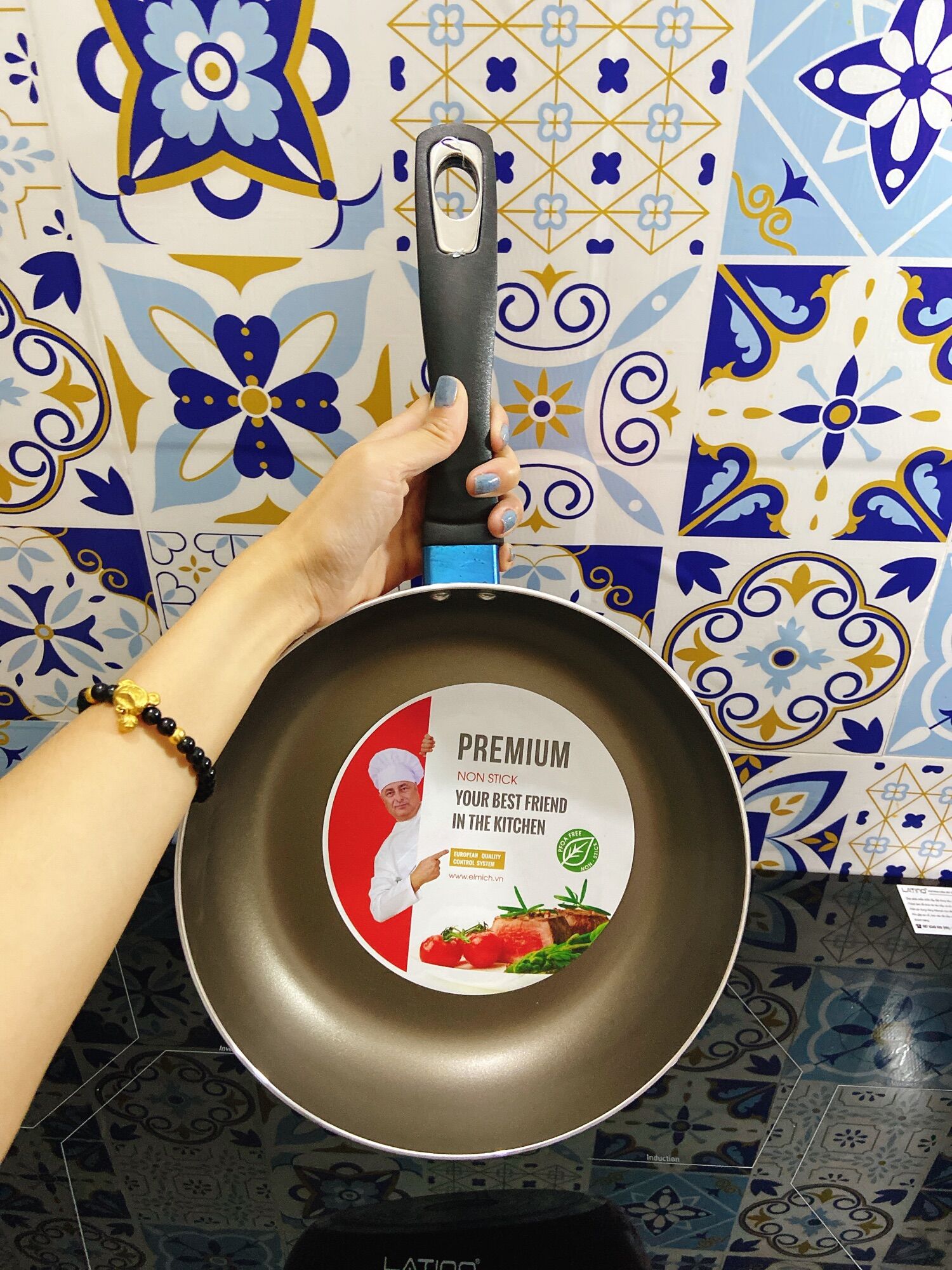 Chảo chống dính Elmich smartcook km 24cm