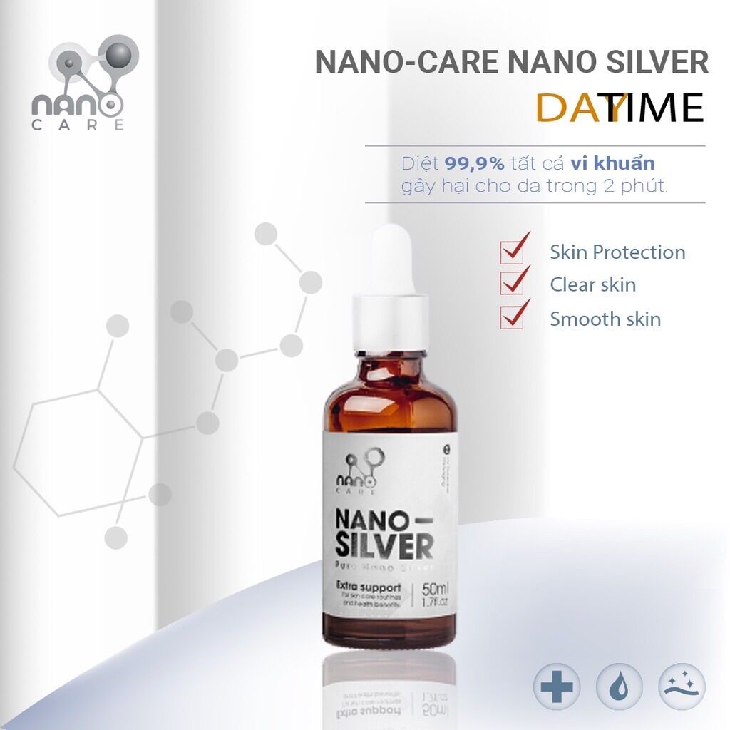 Nano-Care Nano Silver-Nano bạc ngừa mụn, giảm thâm hiệu quả - 50ml
