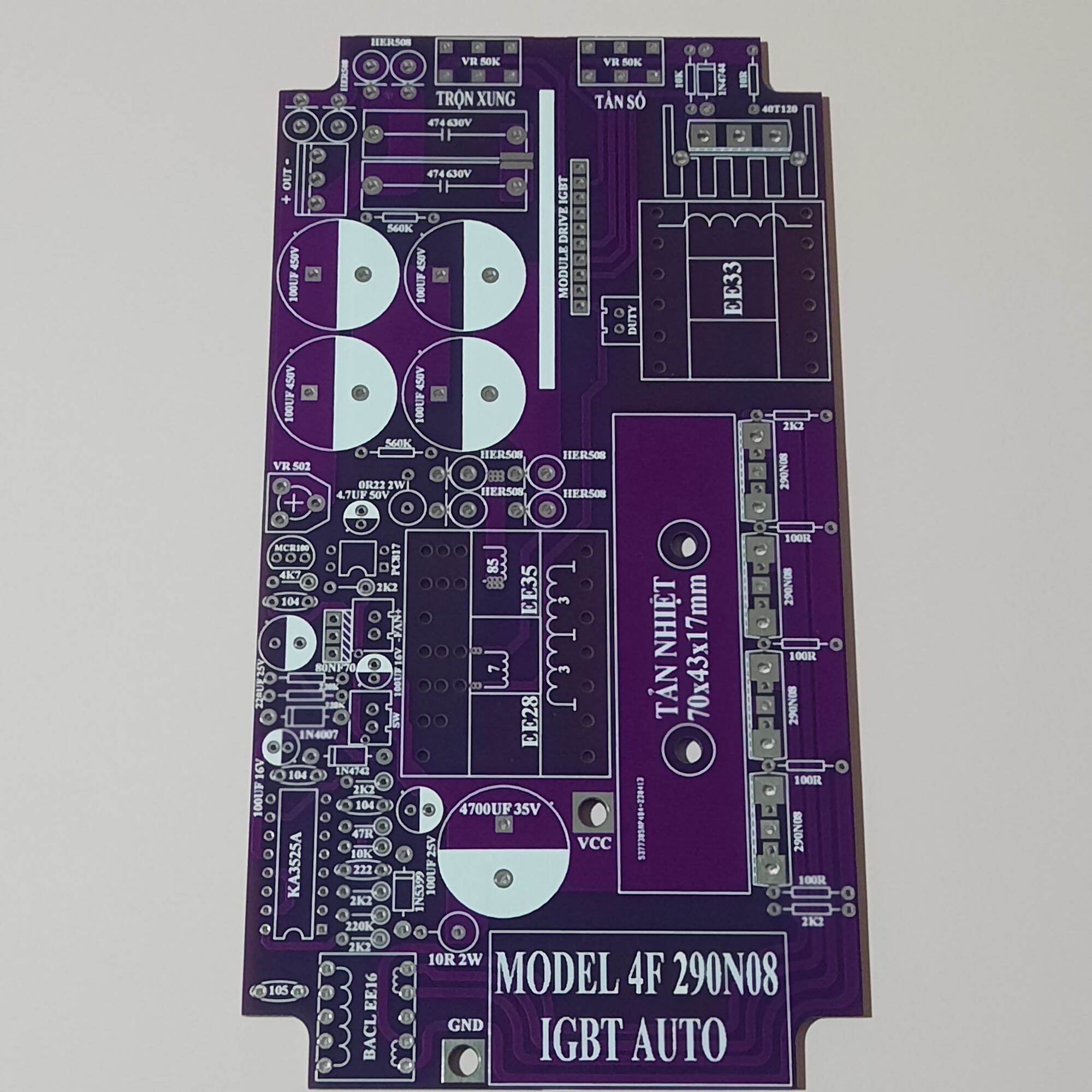 Bo mạch 4fet lớn igbt auto