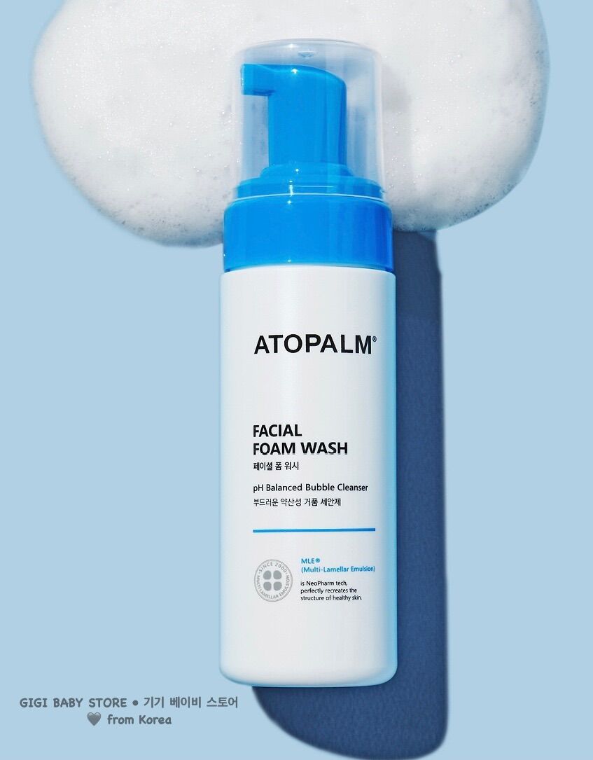 SỮA RỬA MẶT TẠO BỌT CHO TRẺ EM ATOPALM FACIAL FOAM WASH 0m+