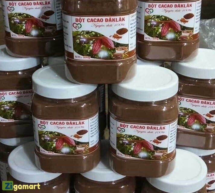Bột Ca Cao nguyên chất hộp 500gr