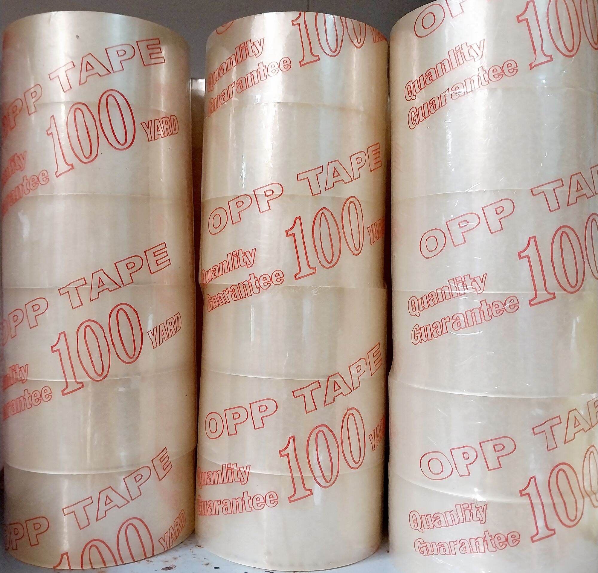 Băng keo trong 100ya gồm 6 cuộn.