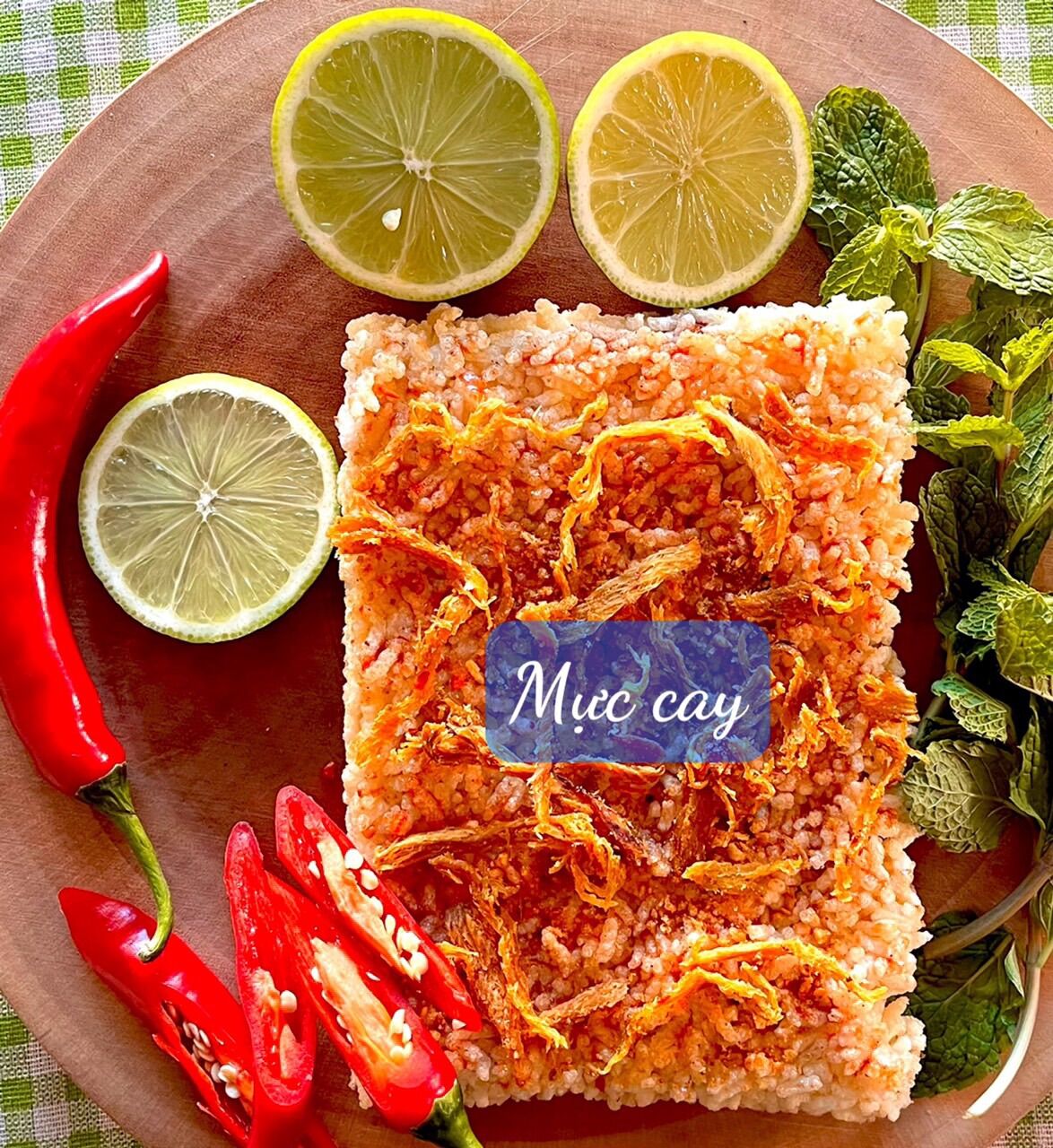 Cơm Cháy Vị Mực Xé Cay 100g