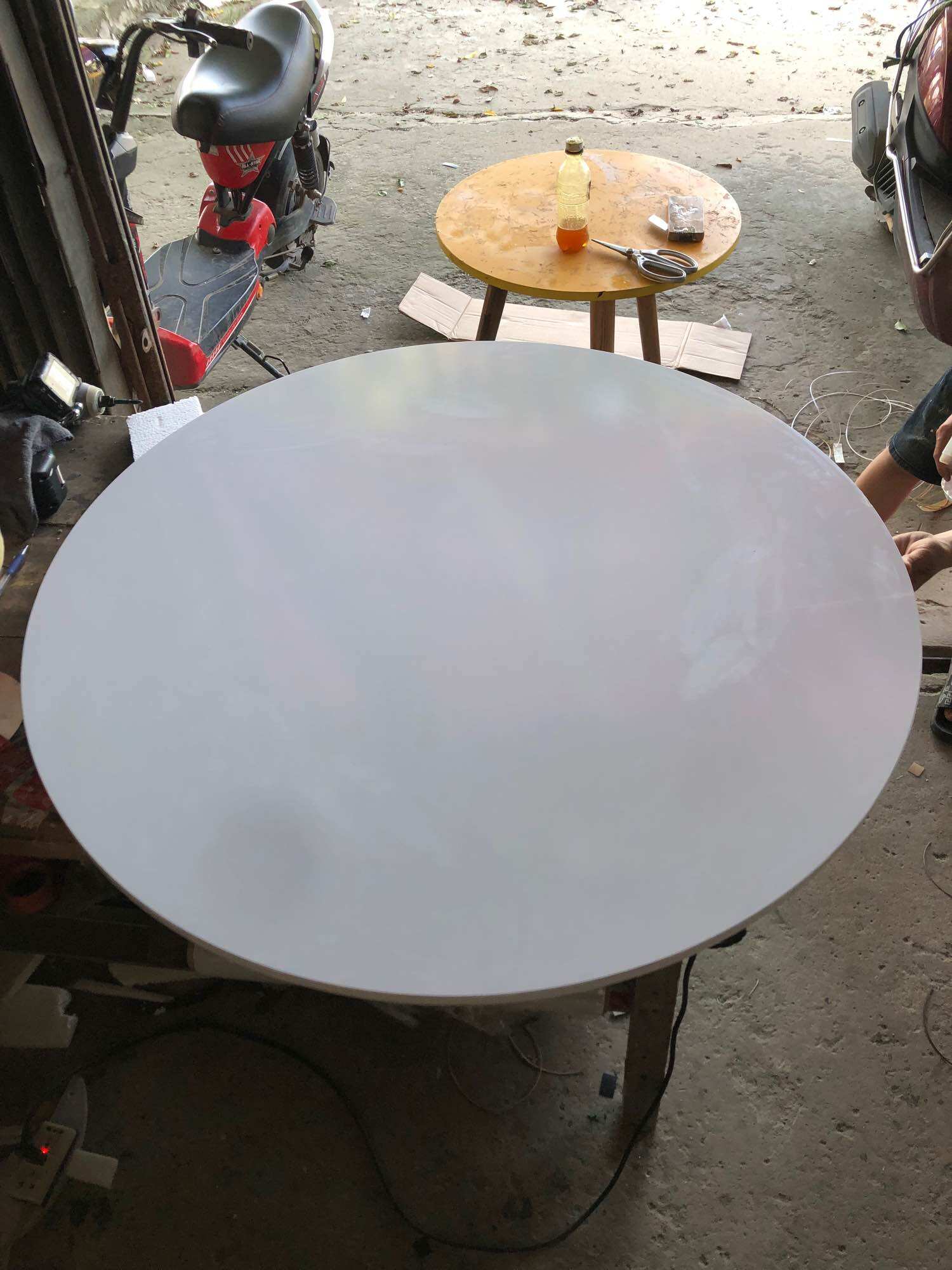 Mặt bàn tròn kích thước 100cm LikiDecor nhiều màu