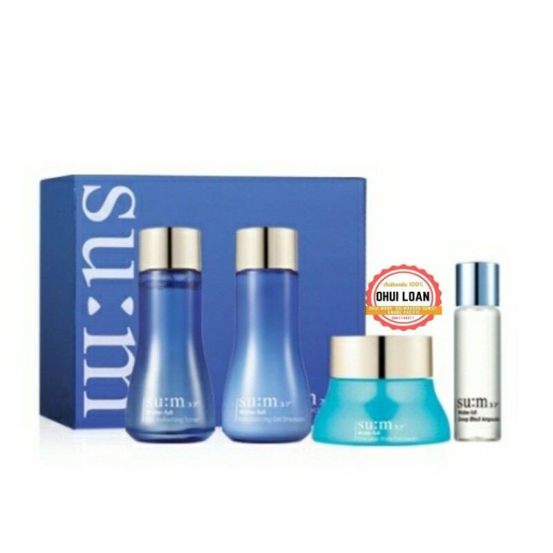 [HCM]Sét ngăn ngừa mụn dưỡng da cấp nước chống nhăn Su:m37 Water full