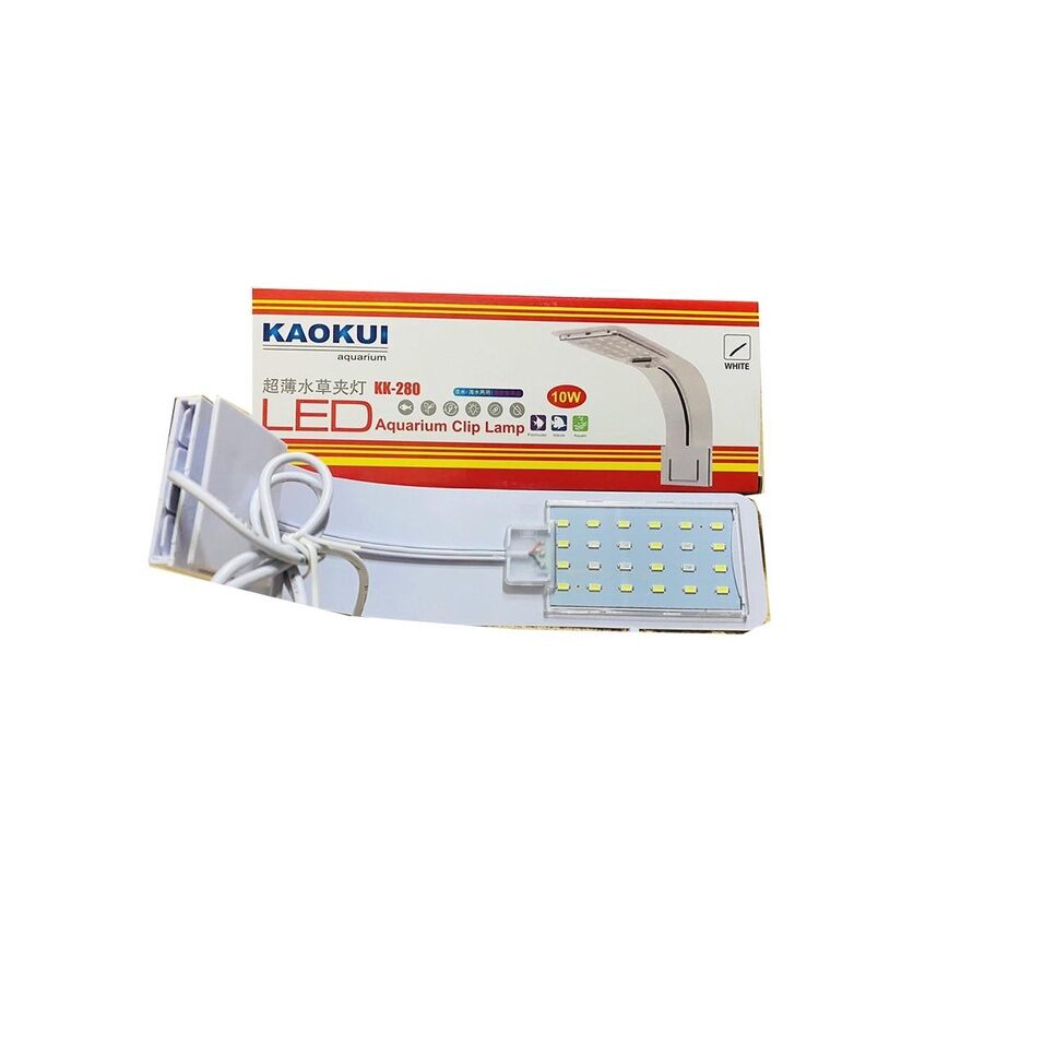 ĐÈN LED THỦY SINH ĐỔI MÀU (10W) , ĐÈN LED KẸP HỒ CÁ , ĐÈN KẸP HỒ CÁ