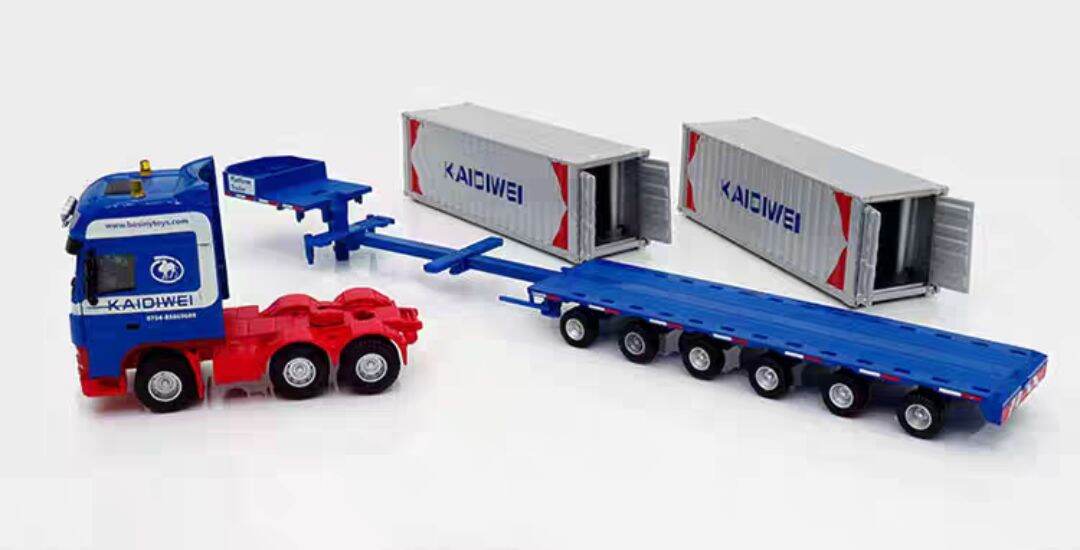 Xe mô hình container hợp kim 1:50