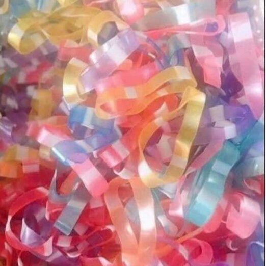 100g thun cột tóc nhiều màu cho mẹ và bé