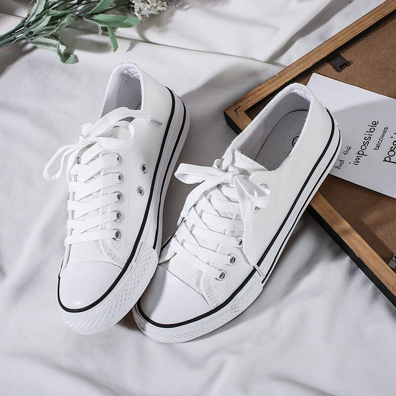 Giày Nam Mùa Thu Giày Vải Bố Cổ Cao Mẫu Mới Giày Vải Học Sinh Phong Cách Hàn Nam Nữ Giày Sành Điệu Màu Đen Giày Đế Bằng Thường Ngày Trào Lưu