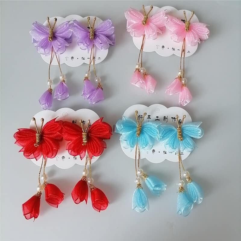 Set 2 kẹp tóc cổ trang xinh cho bé