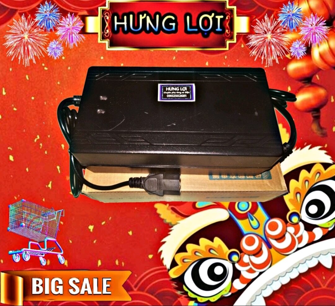 Sạc xe điện 84v20a sạc 7 bình