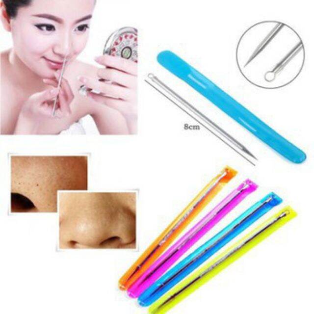 Compo 3 cây nặn mụn 2 đầu có túi bảo quản